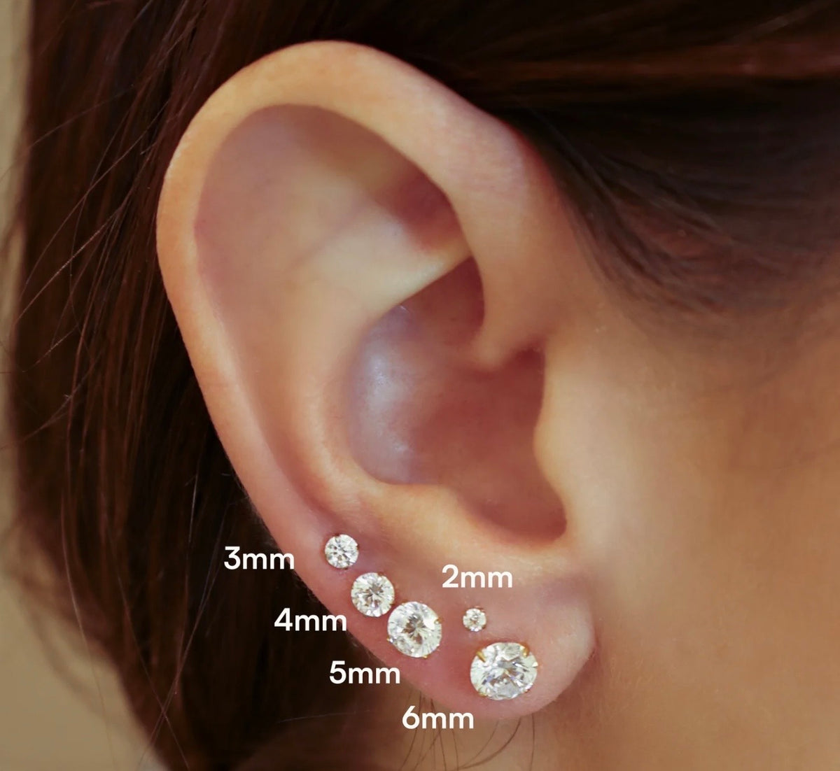 Classy Girl Flat Back Stud