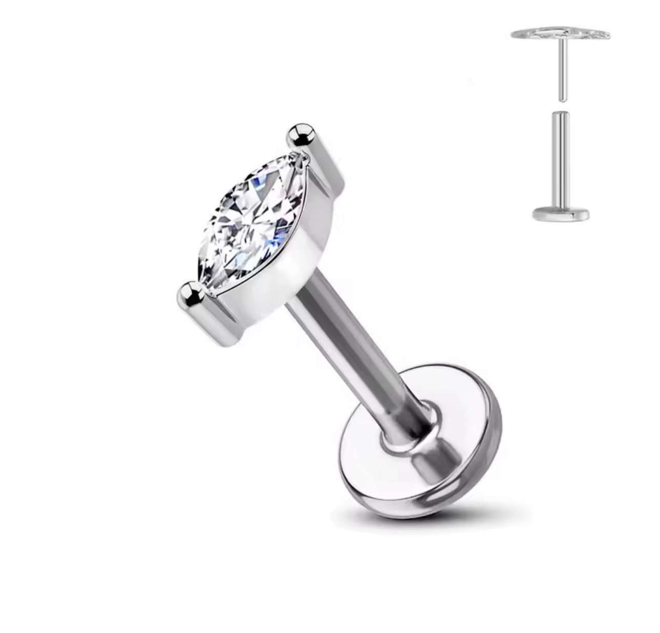 Marquis Flat Back Stud
